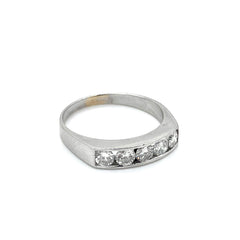 5 Channel Set Diamond Ring