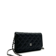 Chanel Caviar Quilted Wallet on Chain WOC Black 2019 Chanel Caviar Quilted Wallet on Chain WOC Black 2019
