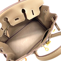 HERMES Togo Birkin 25 Etoupe HERMES Togo Birkin 25 Etoupe