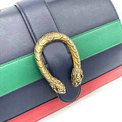 GUCCI Calfskin Bamboo Web Large Dionysus Top Handle Bag Black Bright Evergreen Hibiscus Red GUCCI Calfskin Bamboo Web Large Dionysus Top Handle Bag Black Bright Evergreen Hibiscus Red