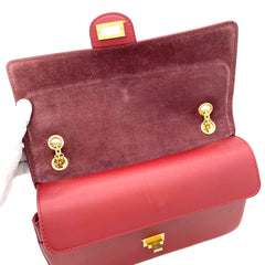Limited Edition Chanel Maroon Leather Medallion Nude Reissue 2.55 Classic 225 Flap Bag 2019 Limited Edition Chanel Maroon Leather Medallion Nude Reissue 2.55 Classic 225 Flap Bag 2019