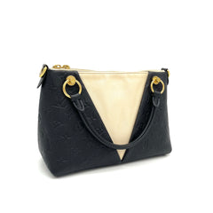 LOUIS VUITTON Empreinte V Tote BB Black Creme SD3159 LOUIS VUITTON Empreinte V Tote BB Black Creme SD3159
