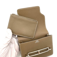 HERMES Chevre Mysore Roulis Slim Wallet Etoupe Brand New Condition Never used HERMES Chevre Mysore Roulis Slim Wallet Etoupe Brand New Condition Never used