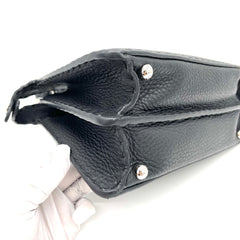 FENDI Peekaboo ISeeU Small Black Selleria bag FENDI Peekaboo ISeeU Small Black Selleria bag