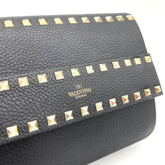 VALENTINO 스몰 락스터드 그레이니 송아지 가죽 크로스바디 백 VALENTINO 스몰 락스터드 그레이니 송아지 가죽 크로스바디 백
