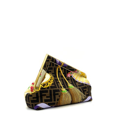 Fendi X VERSACE Silk Fendace FF Fans Small Fendi First Tobacco Moro Black Multicolor Fendi X VERSACE Silk Fendace FF Fans Small Fendi First Tobacco Moro Black Multicolor