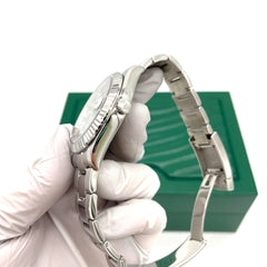 Rolex Datejust ll 116334 41 mm Steel Rhodium Diamond Fluted Bezel Rolex Datejust ll 116334 41 mm Steel Rhodium Diamond Fluted Bezel