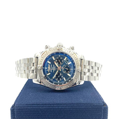 BREITLING chronomat stainless steel blue 44mm automatic men’s watch BREITLING chronomat stainless steel blue 44mm automatic men’s watch