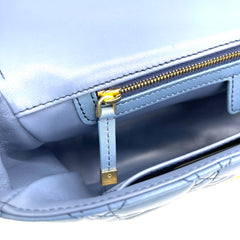 CHRISTIAN DIOR Lambskin Cannage Gradient Large Caro Bag Indigo Blue CHRISTIAN DIOR Lambskin Cannage Gradient Large Caro Bag Indigo Blue