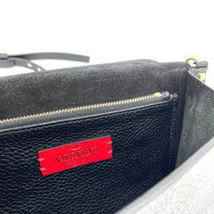 VALENTINO 스몰 락스터드 그레이니 송아지 가죽 크로스바디 백 VALENTINO 스몰 락스터드 그레이니 송아지 가죽 크로스바디 백