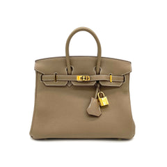 HERMES Togo Birkin 25 Etoupe