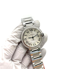 CARTIER BALLON BLEU DE CARTIER WATCH DIAMOND 33mm CARTIER BALLON BLEU DE CARTIER WATCH DIAMOND 33mm
