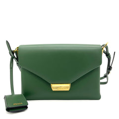 PRADA Ingrid envelope shoulder bag Green Medium PRADA Ingrid envelope shoulder bag Green Medium