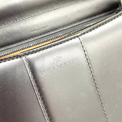 DELVAUX Box Calfskin MM Brillant Black DELVAUX Box Calfskin MM Brillant Black