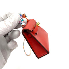 Hermes Kelly Twilly Bag Charm Fauve Palladium Tadelakt Leather Limited Edition Hermes Kelly Twilly Bag Charm Fauve Palladium Tadelakt Leather Limited Edition