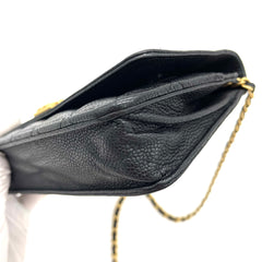 CHANEL Caviar Quilted Boy Wallet On Chain WOC Black CHANEL Caviar Quilted Boy Wallet On Chain WOC Black