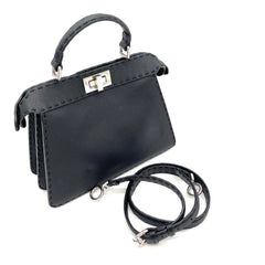 FENDI Peekaboo ISeeU Small Black Selleria bag FENDI Peekaboo ISeeU Small Black Selleria bag