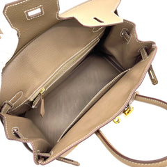 HERMES Togo Birkin 25 Etoupe HERMES Togo Birkin 25 Etoupe