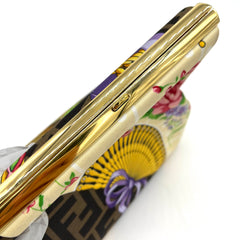 Fendi X VERSACE Silk Fendace FF Fans Small Fendi First Tobacco Moro Black Multicolor Fendi X VERSACE Silk Fendace FF Fans Small Fendi First Tobacco Moro Black Multicolor