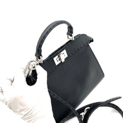FENDI Peekaboo ISeeU Small Black Selleria bag FENDI Peekaboo ISeeU Small Black Selleria bag