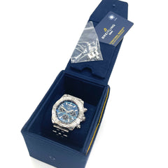 BREITLING chronomat stainless steel blue 44mm automatic men’s watch BREITLING chronomat stainless steel blue 44mm automatic men’s watch