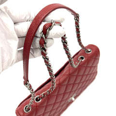 Chanel CC Compartment Chain Flap Bag Quilted Caviar Large 2014 Chanel CC Compartment Chain Flap Bag Quilted Caviar Large 2014
