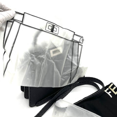 FENDI Peekaboo ISeeU Small Black Selleria bag FENDI Peekaboo ISeeU Small Black Selleria bag