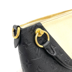 LOUIS VUITTON Empreinte V Tote BB Black Creme SD3159