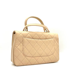 Chanel  Lambskin Quilted Large Trendy CC Flap Light Beige 2021 Chanel  Lambskin Quilted Large Trendy CC Flap Light Beige 2021