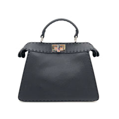 FENDI Peekaboo ISeeU Small Black Selleria bag FENDI Peekaboo ISeeU Small Black Selleria bag