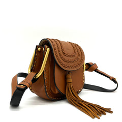 Chloe  Calfskin Braided Small Hudson Shoulder Bag Sienna Red Chloe  Calfskin Braided Small Hudson Shoulder Bag Sienna Red