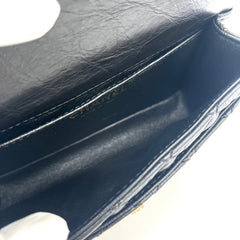 CHANEL  Aged Lambskin Quilted 2.55 Reissue Flap Belt Bag Clutch Black 2018-2019 CHANEL  Aged Lambskin Quilted 2.55 Reissue Flap Belt Bag Clutch Black 2018-2019