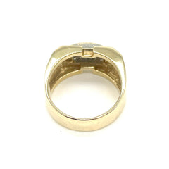 18k Gold & Diamond Square Cluster Ring 18k Gold & Diamond Square Cluster Ring