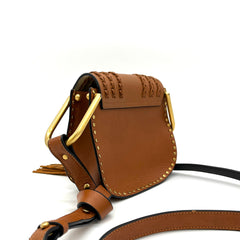Chloe  Calfskin Braided Small Hudson Shoulder Bag Sienna Red Chloe  Calfskin Braided Small Hudson Shoulder Bag Sienna Red