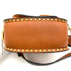 Chloe  Calfskin Braided Small Hudson Shoulder Bag Sienna Red Chloe  Calfskin Braided Small Hudson Shoulder Bag Sienna Red
