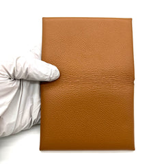 Hermes  Epsom Calvi Duo Card Case Gold Hermes  Epsom Calvi Duo Card Case Gold