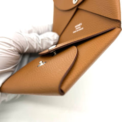 Hermes  Epsom Calvi Duo Card Case Gold Hermes  Epsom Calvi Duo Card Case Gold
