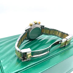 Rolex Daytona Two Tone Black Dial Mens Watch Box Papers Rolex Daytona Two Tone Black Dial Mens Watch Box Papers