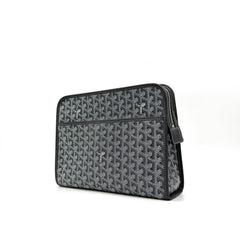 Goyard  Goyardine Jouvence Toiletry Pouch Grey Goyard  Goyardine Jouvence Toiletry Pouch Grey