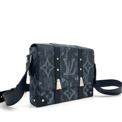 Louis Vuitton  Monogram Pastel Trunk Messenger Black Louis Vuitton  Monogram Pastel Trunk Messenger Black