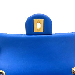 Chanel  Lambskin Quilted Pearl Crush Mini Rectangular Flap Blue Chanel  Lambskin Quilted Pearl Crush Mini Rectangular Flap Blue