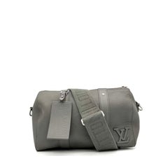 Louis Vuitton  Grained Calfskin Aerogram City Keepall Gris Louis Vuitton  Grained Calfskin Aerogram City Keepall Gris