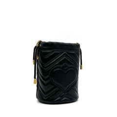 Gucci  Calfskin Matelasse Mini GG Marmont 2.0 Bucket Gucci  Calfskin Matelasse Mini GG Marmont 2.0 Bucket