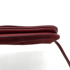 GUCCI Red GG Logo Shoulder Bag suede Vintage GUCCI Red GG Logo Shoulder Bag suede Vintage