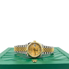 Rolex Datejust 36 Jubilee Computer Dial Diamonds Full-Set 116233 Rolex Datejust 36 Jubilee Computer Dial Diamonds Full-Set 116233