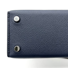 Hermes  Epsom Mini Verrou Large Green Strap Bag Deep Blue Hermes  Epsom Mini Verrou Large Green Strap Bag Deep Blue