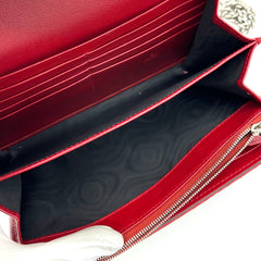 Gucci Tweed GG Monogram Mini Dionysus Chain Wallet White Black Romantic Cherry Gucci Tweed GG Monogram Mini Dionysus Chain Wallet White Black Romantic Cherry