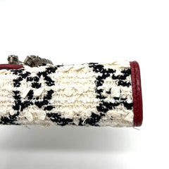 Gucci Tweed GG Monogram Mini Dionysus Chain Wallet White Black Romantic Cherry Gucci Tweed GG Monogram Mini Dionysus Chain Wallet White Black Romantic Cherry