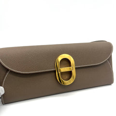 Hermes  Epsom Chaine d'Ancre Wallet To Go Etoupe Hermes  Epsom Chaine d'Ancre Wallet To Go Etoupe