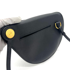 Hermès Noir Yellow gold plated Petite Course bag Hermès Noir Yellow gold plated Petite Course bag